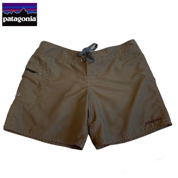 PATAGONIA Women’s Chocolate Brown Shorts Sz 2 - Picture 10 of 10